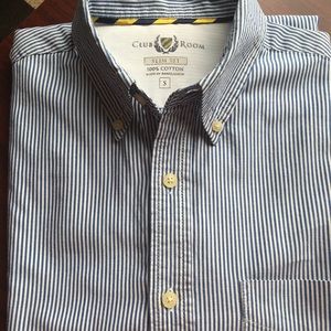 Club Room Men's Slim Fit Button Up Shirt Small